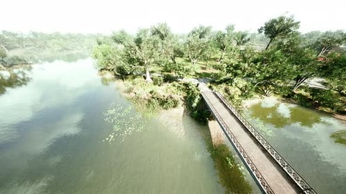 Aerial View of Beautiful Park