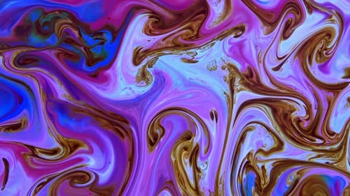 Abstract Colorful Ink Movements Spreads On Water Texture 612