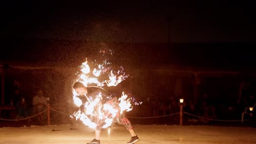 Fire show in Dubai