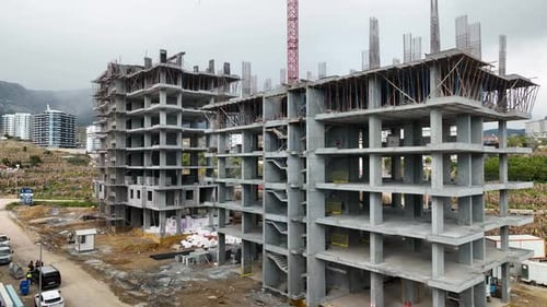 Bauprozess für Häuser