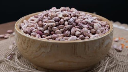 Bowl of Fresh Pinto Beans