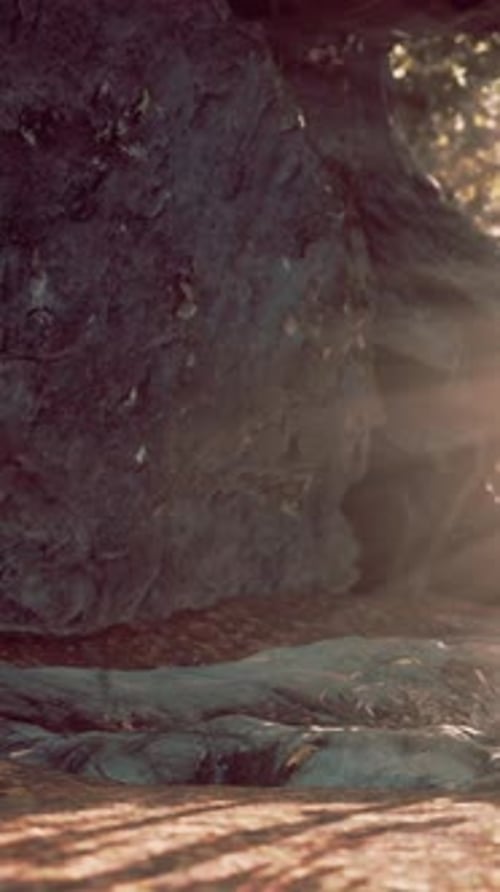 Incredible Sunset From the Cave