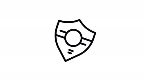 Animation Shield Defense Icon