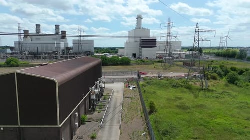 Modern Energy Production Plant Landscape