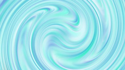 Fluid Aqua Teal Swirl Abstract Motion Background Loop