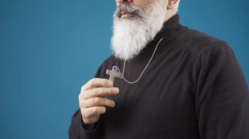 Adult Making Sign of the Cross