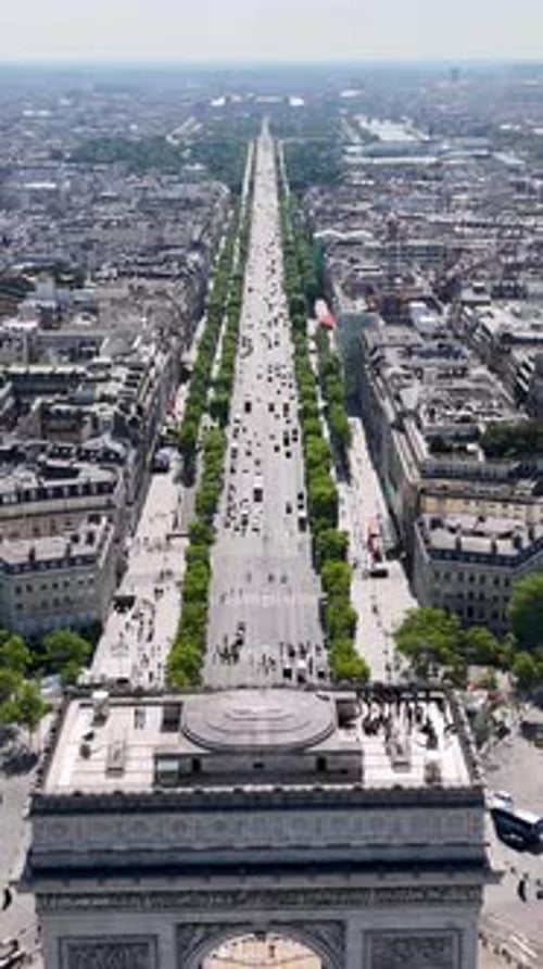 Amazing Arc de Triomphe at Paris Island of France France.