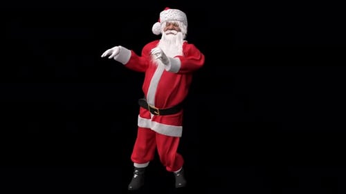 Dancing Santa Claus 3D Animation for Christmas Celebrations
