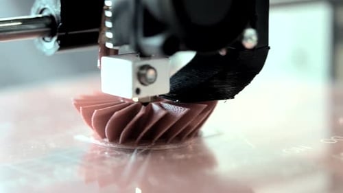 3D-Drucker, der mit Schmelzschmelzabscheidungsmodellierung arbeitet