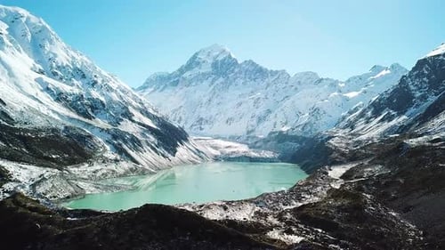 High Snow Mountains 4K