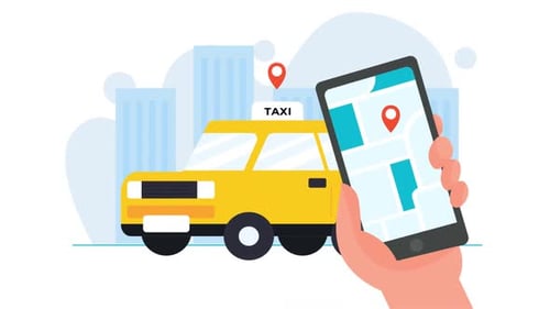 Aplicación de servicio de taxi