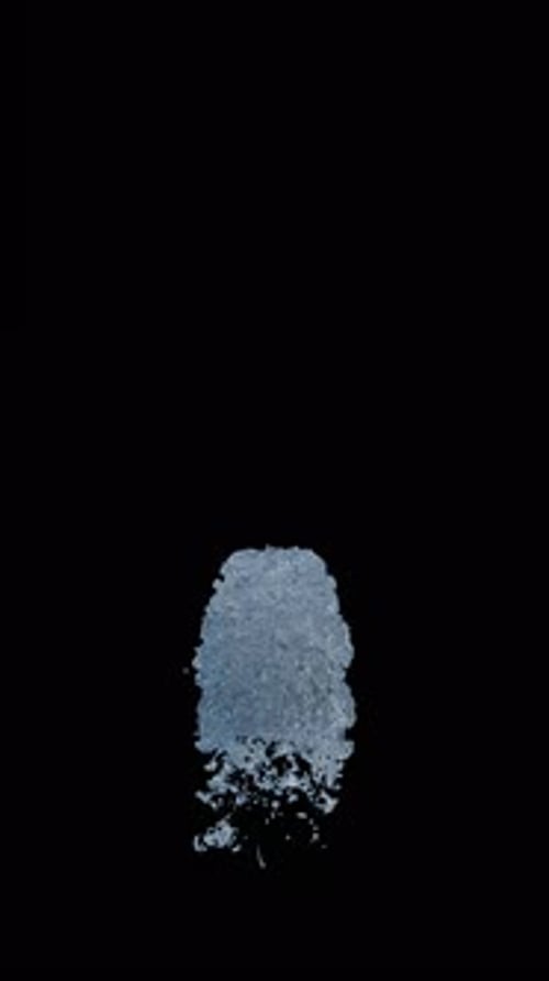 Side View of Isolated Rising Bubbles on Underwater with Alpha Channel