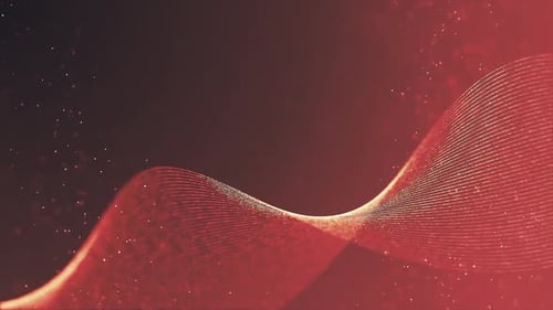 Boucle d'animation en forme de particules scintillantes roses