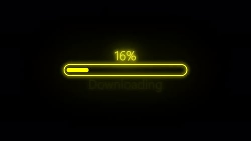 Loading bar animation, downloading system . processing percentage Vd1382