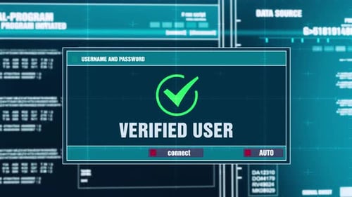 Notificación de advertencia de usuario verificada sobre alerta de seguridad digital en pantalla