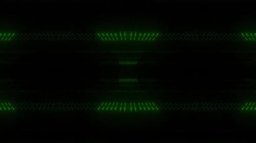 Dynamic green light display, futuristic design for modern screens