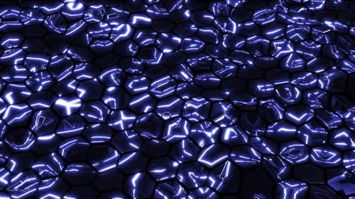 Digitaler futuristischer Tunnel oder Reisen Sie mit hoher Geschwindigkeit durch Zeit und Raum und bewegen Sie sich dabei helle Neonlinien.