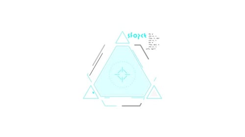 Partie en forme de triangle de l'interface extraterrestre