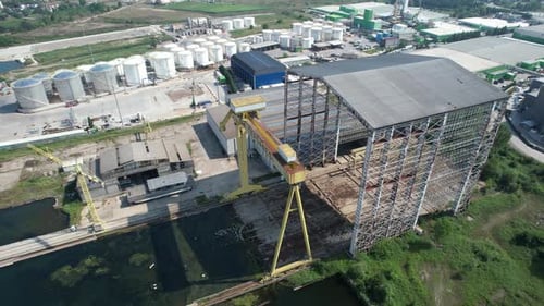 Aerial Shot Shipyard