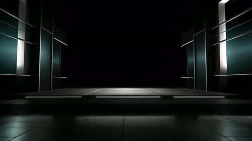 Futuristic Corporate Logo Reveal with Glowing Lines
