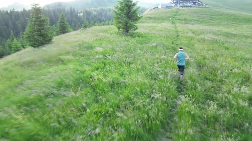 Young People Doing Mountain Walk 4k