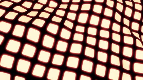 Kleine rosa Quadrate in 3D