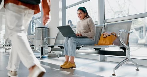 Campus, college and student with laptop typing learning, studying and working on an assignment