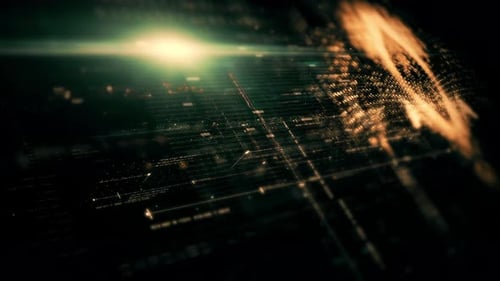 Advanced Data Matrix Simulation Vertical Background 12
