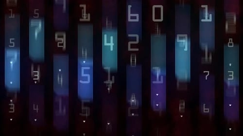 Abstract Digital Stream Data Technology Background