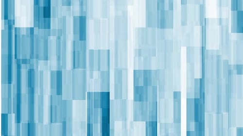 Abstract Blue Geometric Vertical Rectangles Flowing Background Loop