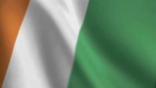 Seamless Loop of Realistic Waving Flag