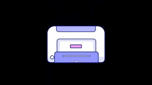 Printer Alpha Animation