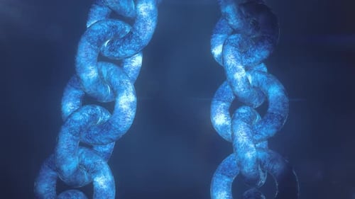3D Animation of Old Chain