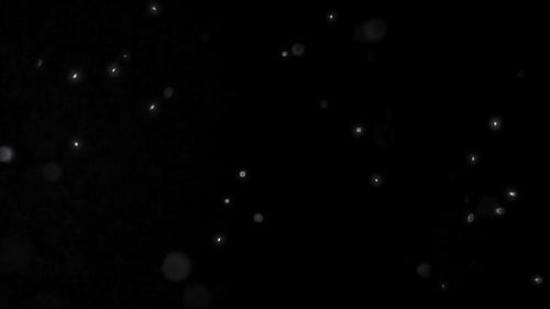 Realistic snow particles falling as a winter blizzard overlay effect