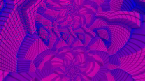 Abstract Cubes Kaleidoscope Background 3