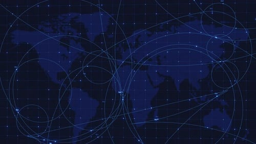 Global Digital Data Network Analytics Background