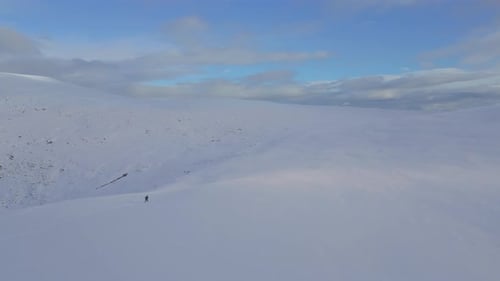 alone on the mountain