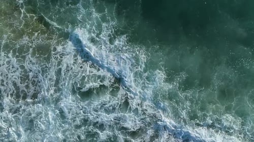 Texture of the Sea and a Beautiful Sunset