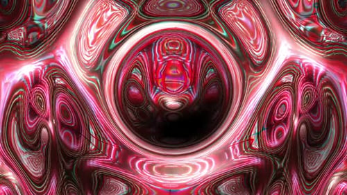 Animated Light Fantasy Waves Background