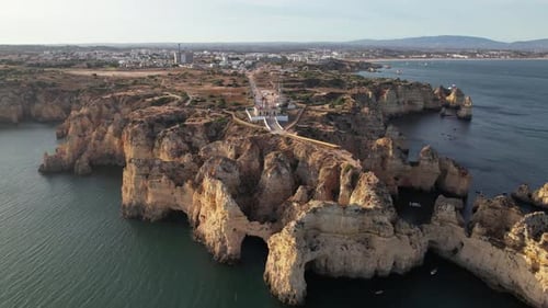 Mediterranean Coastal Seascape Sea Nature Vacation Holiday Destination