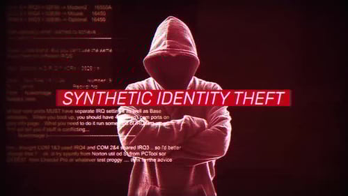 Digital Identity Theft Title Reveal with Glitch Effect