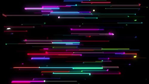 Neon Light Color Background Loop Background