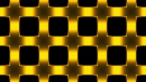 Abstract Golden Geometric Seamless Pattern Background Loop