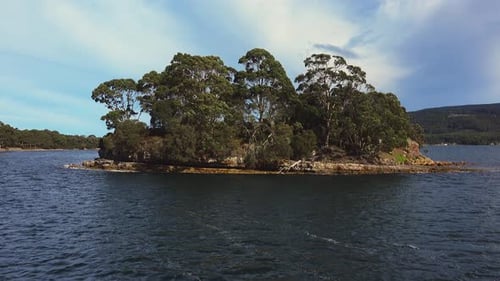 Port Arthur's Isle of the dead which was used as cemetery for the British Colony