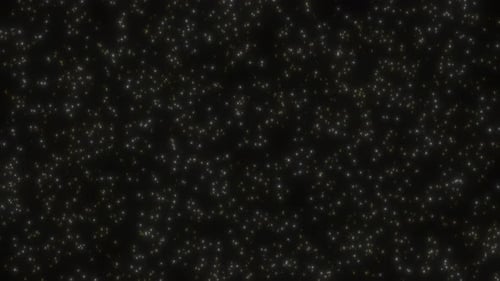 Subtle Sparkling Gold Particles Upward Animation