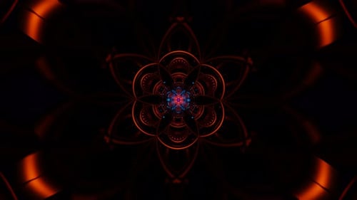 Strobe Lights Dance Rhythmically in a Neon VJ Loop Backdrop