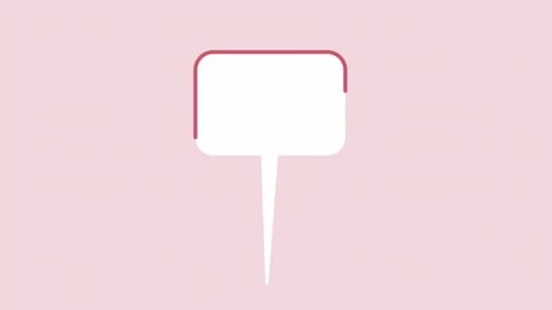 Animated Isolated Pop Up Balloon