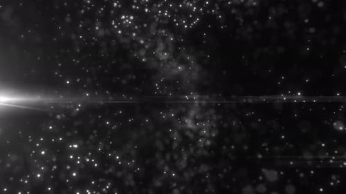 Abstract Glittering Particles Light Ray Background