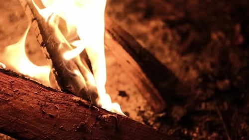 Slow Motion Fire Flame