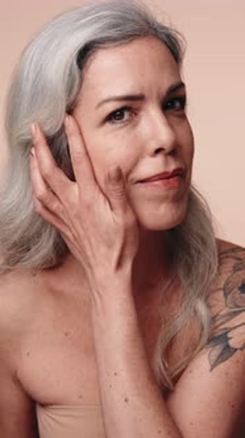 Senior Woman Posing For Beauty Shot